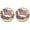 2pcs, variant on US 250th Anniversary Enamel Brooch Pin,2.05in American Flag Rhinestone Lapel Pin Gold,1776-2026 Patriotic Floral Star Badge,Patriotic Jewelry for Independence Day Gift