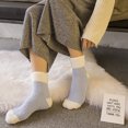 thumbnail image 2 of Skola 6 Pairs Womens Fuzzy Socks Cozy Fluffy Winter Warm Slipper Socks Microfiber Soft Home Sleeping Socks women's shoe size 5-8.5, 2 of 10