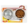 thumbnail image 1 of Zodiac Scorpio Pet Mat for Food and Water, Eighth Sign from Series of Zodiac Framework Design, Non-Slip Rubber Mat for Dogs and Cats, 18" X 12", by Ambesonne, 1 of 2