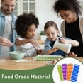 thumbnail image 5 of Lily's Home Set of 4 Silicone Ice Cube Tray without Lid, BPA-Free, Ideal for Water Bottles &Sports Bottles, Stackable Design for Quick Release, Skinny Ice Cube Trays for Freezer(11.81"x4.61"x0.75"), 5 of 6