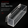 thumbnail image 3 of Caja de almacenamiento de peces transparente, dispositivo de visualización de peces, objeto pequeño de pesca, transparente con escala, caja de almacenamiento de peces salvajes de acrílico, 3 of 5