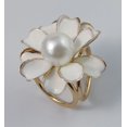 thumbnail image 5 of RV Bufandas de seda de ramillete de 3 piezas con tres anillos de flores de perlas, cierres de bufanda, broches, cierres de chal simples de doble uso, accesorios brillar Electrónica, 5 of 5