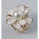 thumbnail image 5 of 3 piezas de pañuelos de seda con ramillete con tres anillos de flores de perlas, cierres para bufandas, broches, cierres para chal de un solo uso y doble uso, accesorios, 5 of 5