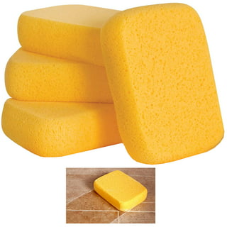 Kraft Tool Cellulose Sponge, 6-1/2in x 4-1/4in x 2-1/4in, Yellow