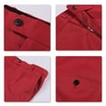 thumbnail image 6 of Cloudstyle Mens Slim Fit 3 Piece Suit Classic Business Wedding Suits Tuxedo Blazer Waistcoat Trousers, 6 of 7
