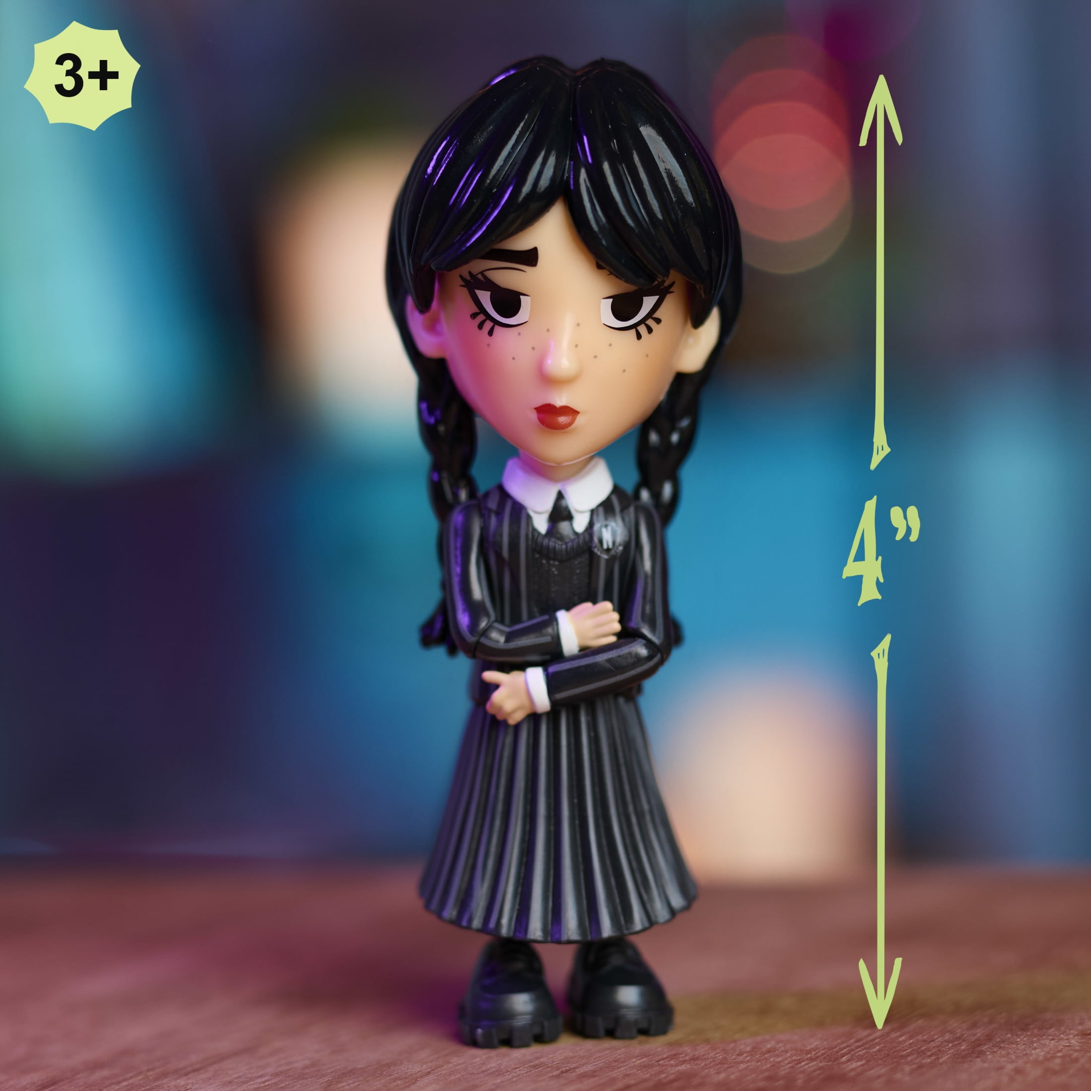 Wednesday Collectible 4-inch Figure, Series 1, Rave'N Wednesday Baby and Toddler Toys