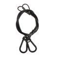 thumbnail image 2 of Cables de iluminación de escenario con carga de 220 lb, cuerda de seguridad para iluminación de fiestas para clubes de teatro Negro 347 pulgadas 2 piezas, 2 of 9