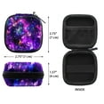 thumbnail image 4 of WIRESTER Airpods PU Case Cover for Airpods/Storage Bag, Purple Nebula Galaxy, 4 of 7