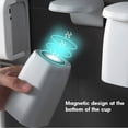 thumbnail image 4 of Self Adhesive 3 In 1 Automatic Toothpaste Dispenser Toothbrush Storage Rack Holder Home Bathroom Set, 4 of 9