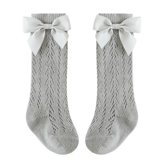 Female Baby High Stockings 1 Piece Bow Stockings Baby Toddler School Uniform Tights Princess Baby Socks