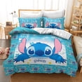 thumbnail image 1 of 3D Disney Home Lilo and Stitch Bedding Set Quilt Cover Twin Bedroom Decor for Kids Boy Girl Queen King Size Bedding SetAU-Double Gao Jinjia LED, 1 of 2