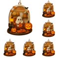 thumbnail image 2 of Clearance Sale! Large Flying Ghost Hanging Decoration 61 Inch, Flowing White Robe Halloween Prop for Porch Tree Indoor Outdoor, 2 of 5