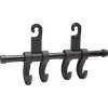 Maxsa Innovations Headrest Multi-Hanger 4 Hook, Black, Set of 1