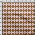 thumbnail image 4 of oneOone Cotton Cambric Brown Fabric Check Argyle Fabric For Sewing Printed Craft Fabric By The Yard 42 Inch Wide, 4 of 4