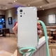 thumbnail image 2 of Funda de teléfono de silicona con cordón para Xiaomi Redmi Note, cubierta de cuerda de collar ultrafina, 12, 11, 10 S, 9, 8, Mi 13, 11 T Lite Pro Fivean unisex, 2 of 2