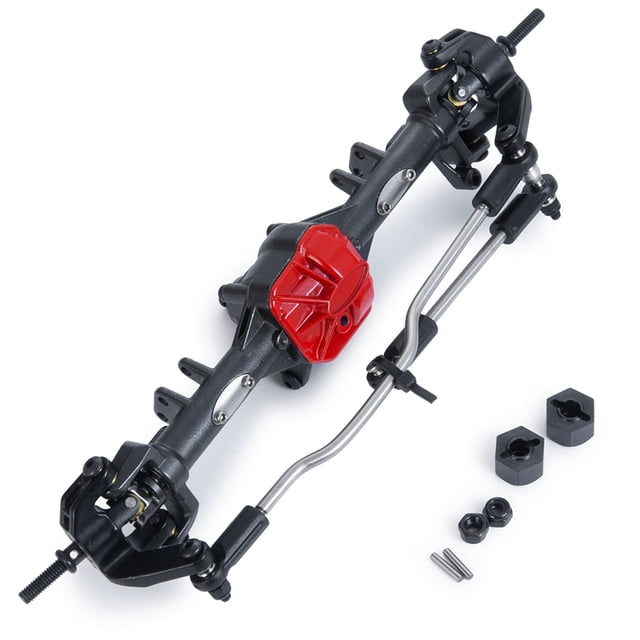 stanreset Axe avant CNC pour 1/10 Axial 90047 Accessoires de Voiture RC Pièces de Rechange Noir