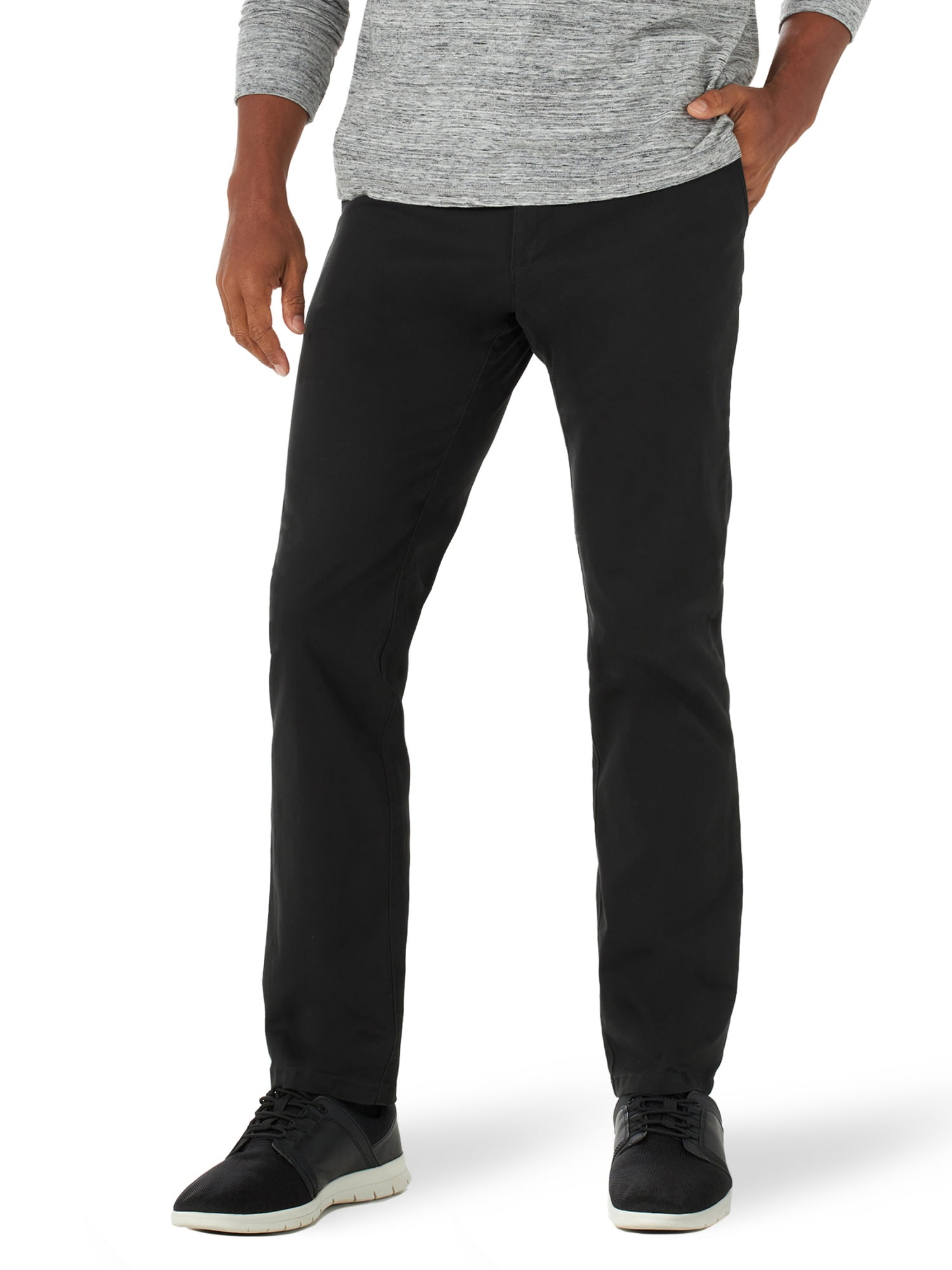 Lee Men's Slim Straight Active Stretch Pant - Elastic Waistband