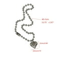 thumbnail image 4 of XISAOK Fashion Trend Light Luxury Niche Sense Collarbone Chain Temperament Necklace, 4 of 9