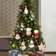 thumbnail image 3 of Christmas Tree Christmas Decorations Snowman Pendant Festive Christmas Tree Small Chain for Hanging Crafts Christmas Decorations 12 Bead Garland 6mm Hobby Lobby Easter Ornament Set, 3 of 3