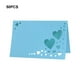 thumbnail image 4 of Advancent 50 piezas de pantalla de papel nombres de invitados con estilo con tarjetas de nombre de boda tarjeta de nombre de ahuecada de corazón Kits de decoración para fiestas azul, 4 of 6