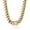 14K gold necklace - 10mm, variant on Leander 14K REAL Gold Plated Miami Cuban Link Chain 316L Stainless Steel Necklace or Bracelet with Iced Out Diamond Clasp for Men Women(Custom Box and Pouch Packing, Christmas Gift)