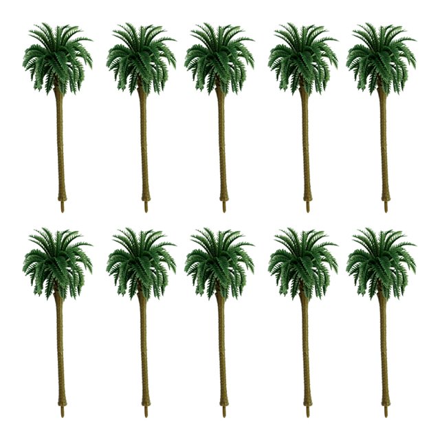 Inteprter 10 piezas de árbol Artificial portátil extraíble Flexible jardinería estudiante enseñanza falsa Palma hogar sala de estar Decoración del hogar