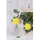 thumbnail image 2 of Rosas Artificiales N&T NIETING 25 piezas Amarillas 18 cm para Decoración DIY, 2 of 6