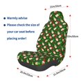 thumbnail image 3 of Wukai Gnomes In Caps Full Set Car Seat Covers with Soft Padding Universal Auto Front Seats Protector and Cushion Mat, 3 of 5