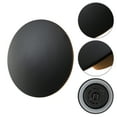 thumbnail image 2 of C Cattleya 2-pack 8 in. Black Aluminum Round Disc LED Indoor Outdoor Wall Lantern Sconce, 2 of 9