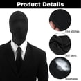 thumbnail image 2 of Máscara Facial Completa de Halloween, 2 Piezas Máscara Negra Sin Rostro, Full Face Masks Unisex para Fiesta de Disfraces de Halloween/Carnaval, Máscara Transpirable para Deportes al Aire Libre, 2 of 5