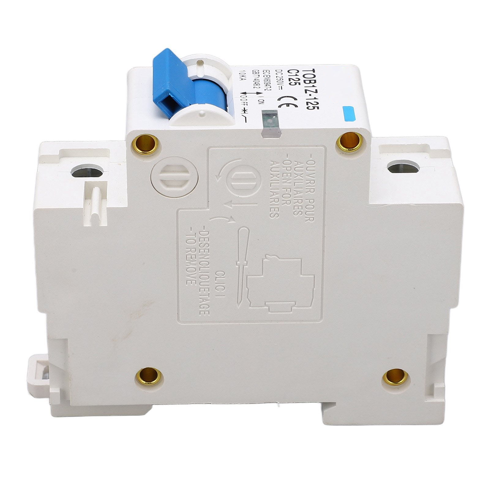DC Circuit Isolator, Safe DIN Rail Mount Miniature Circuit Breaker 250V