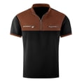 thumbnail image 4 of Paiwinds Men's Color Block Short Sleeve Half-Zip Stand Collar Pocket Casual Sportswear T-Shirt, 4 of 9