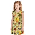 thumbnail image 1 of Balery Ethnic African Camisón de princesa para niñas, pijama de algodón con mangas abullonadas, suave y bonito.-XX-Large, 1 of 6