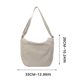 thumbnail image 3 of Bolsa cruzada de nailon impermeable de gran capacidad, bolso de hombro ligero para mujer, con correa ajustable, múltiples compartimentos, ideal para estudiantes y viajeros., 3 of 6