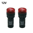 thumbnail image 2 of 2Pcs Ad16-22Sm Sound Light Alarm Ac Dc12V 24V 220V Flash Buzzer Red 12V, 2 of 8