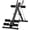 Black, variant on AB Workout Machine Adjustable Ab Trainer Machine Foldable Ab Cruncher Strength Training Equipment for Home Gym, Full Body Workout Equipment 440 LBS