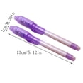 thumbnail image 2 of Denhf 2Pcs Invisible Ink Pen, Magic Pen wih UV Light, Spy Pens for Secret Message, Birthday Party Favors, Ideal Gifts for Christmas Easter Halloween, Magic Marker, 20ml, Purple, 2 of 8