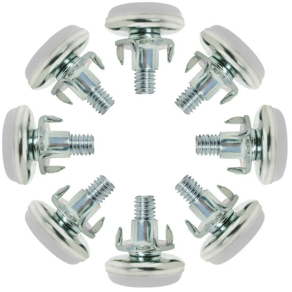 Unique Bargains M8 x 20 x 30mm Leveling Feet Adjustable Leveler for Furniture Chair Leg 8Pcs