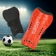 thumbnail image 2 of Espinilleras Kick, Un par de fútbol para ni?os Shin Pastillas Guardias de pierna Deporte Protector de seguridad Correa ajustable(19 * 10 * 4cm-rojo) Ecomeon no, 2 of 4