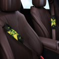 thumbnail image 3 of Chririnla Jamaica Flag Seatbelt Covers Waterproof Car Seat Belt Pads Durable Polyester Compatible with Auto Sedan, 3 of 7