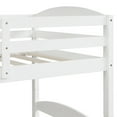thumbnail image 6 of Twin L-Shaped Bunk Bed with Trundle, Loft Bed for Kids, White, 6 of 9