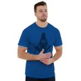 thumbnail image 2 of Illuminati Masonic Square Compass Men's Graphic T Shirt Tees Brisco Brands M, 2 of 2