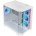 thumbnail image 2 of Gabinete Gamer XZEAL X-TRON ATX Media Torre 4 Fan Cristal Templado ARGB blanco, 2 of 4