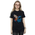 thumbnail image 2 of DC Comics Womens Superman Lover Cotton Boyfriend T-Shirt, 2 of 5