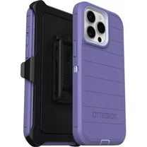 OtterBox Defender Pro Series Case and Holster for iPhone 15 Pro Max Purple Majesty