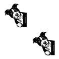thumbnail image 4 of Injueey Estatuas de jardín de Metal de caballo furtivo de granja decoración de jardín jardín al aire libre patio trasero estacas de césped Type1 NO1, 4 of 6