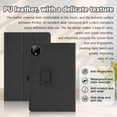 thumbnail image 5 of 【RUIXH】for Ecopad T5 11 inch Tablet Case Ecopad Android 15 protective Case Premium PU Leather Lightweight and Portable Built-in Stand and Pen Slot Design With Wrist Strap, 5 of 7