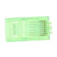thumbnail image 4 of Conectores Cat Six Perfecl Paquete de 100 Conectores de Crimpado Ethernet UTP Sólido Verde, 4 of 8