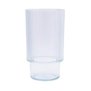 Better Homes & Gardens 21-Ounce Tritan Tall Ribbed Tumbler, Clear