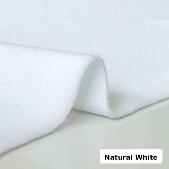 180 GSM Double Brushed Fleece Fabric by The Yard, 4-Way Stretch Soft Polyester Fleece for Jacket Lining, Plush Toys, Apparel and DIY Crafts